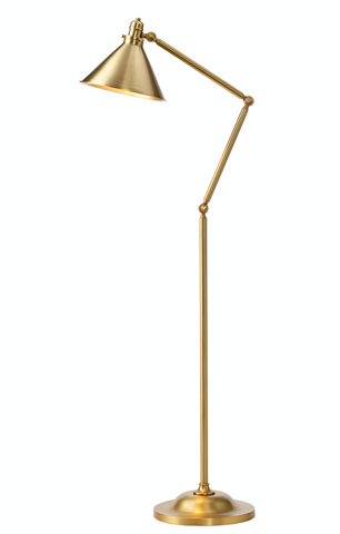 Provence Aged Brass Floor Lamp