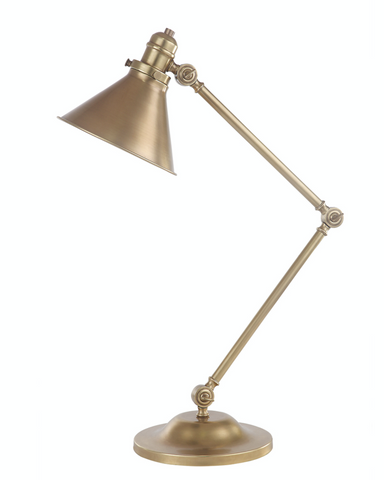 Provence 1 Light Table Lamp – Aged Brass
