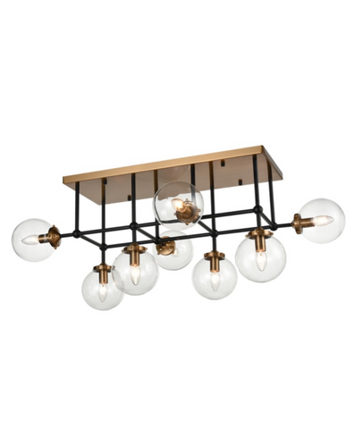 Diffraction 8 Light Flush Ceiling Light