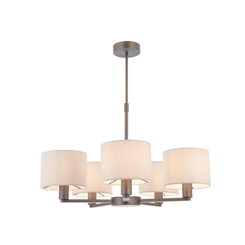 Daley 5 Light Pendant - Antique Bronze