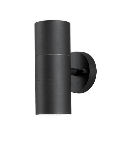 Modena 7656 Up/Down Large Outdoor Wall Light - Black