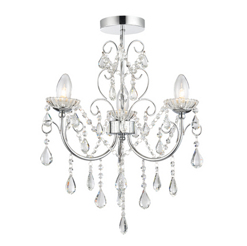 Tabitha 3lt Semi Flush Ceiling Light