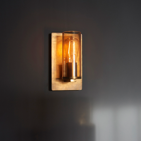 Luster Wall Light - Antique Brass