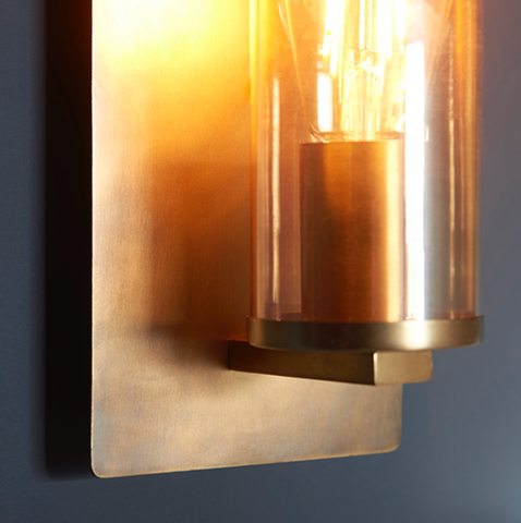 Luster Wall Light - Antique Brass