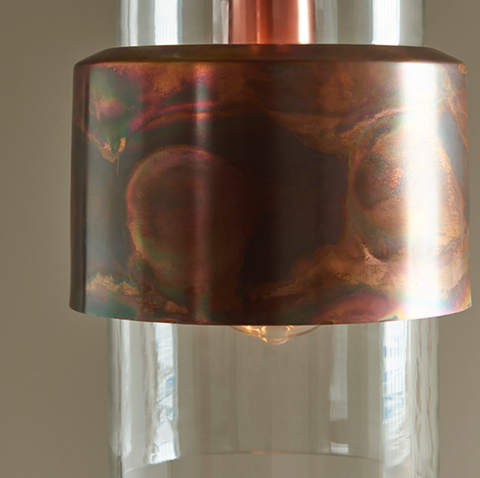 Luster Single Pendant - Copper