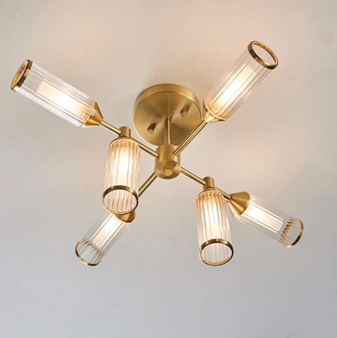 Ambrose 6 Light Semi-Flush Ceiling Light