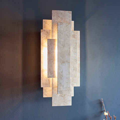 Hestia Wall Light - Antique Silver