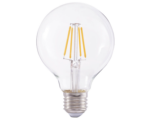 PACK OF 6 LED 4 WATT E27 MEDIUM GLOBE BULBS