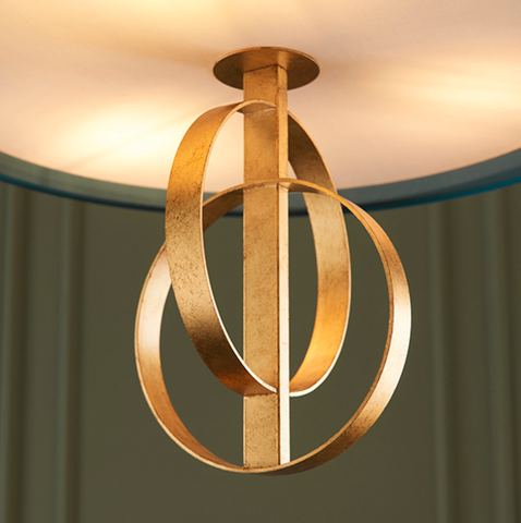 Astrid 3lt Pendant - Gold Leaf