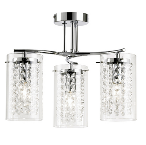 Alda 3lt Semi-Flush Ceiling Light