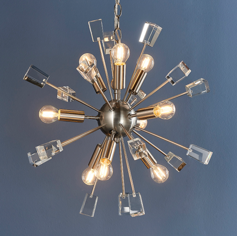 Miro 9lt Pendant - Satin Nickel