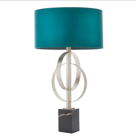 Astrid Table Lamp - Silver Leaf