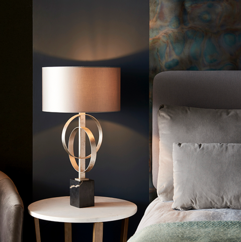 Astrid Table Lamp - Silver Leaf