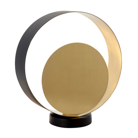 Cal Table Lamp - Satin Brass