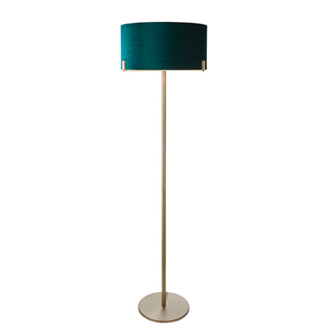 Hayfield Floor Lamp - Antique Brass