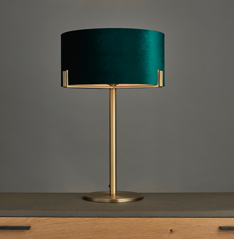 Hayfield Table Lamp - Antique Brass