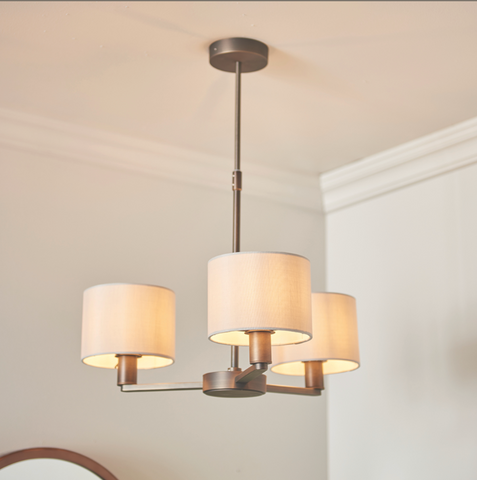 Daley 3 Light Pendant - Antique Bronze