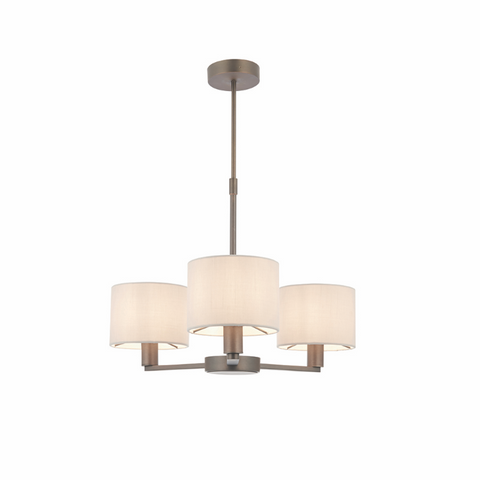 Daley 3 Light Pendant - Antique Bronze