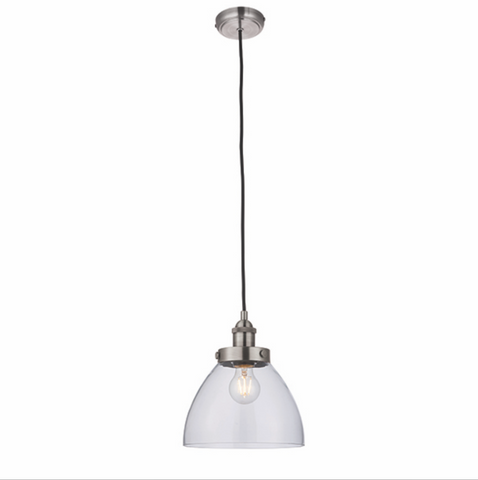 Hansen Single Pendant - Brushed Silver