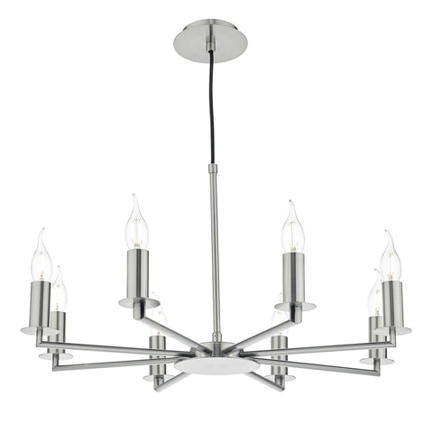 Tyler 8 Light Height Adjustable Pendant