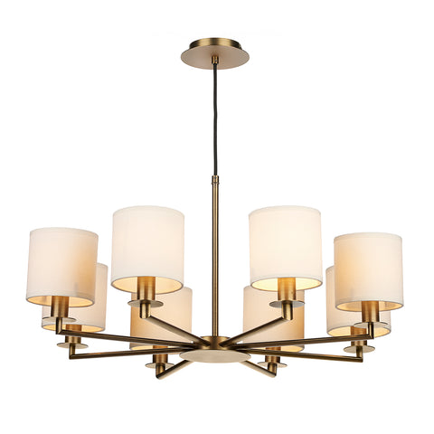 Tyler 8 Light Dual Mount Pendant Bronze