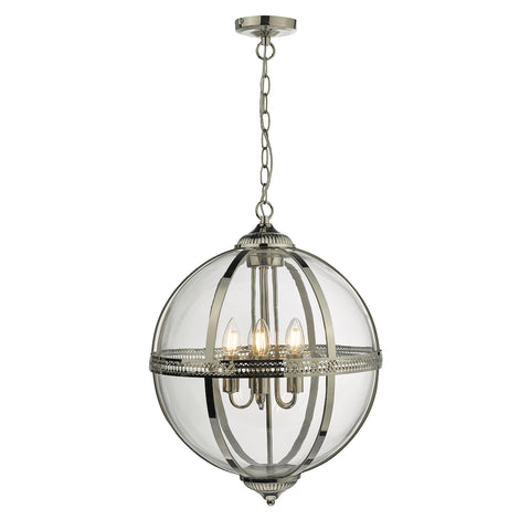 Vanessa 5 Light Pendant - Polished Nickel