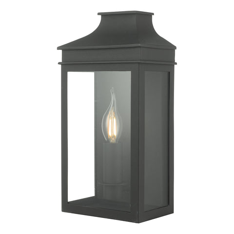 Vapour Coach Lantern Wall Light - Black