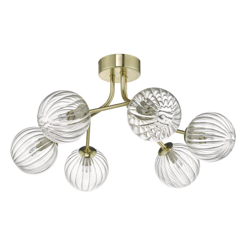 Yiska 6lt Semi Flush Ceiling Light