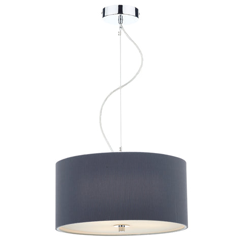 Zaragoza 3 Light Pendant 40CM Grey