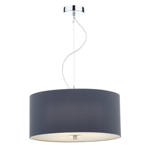 Zaragoza 3 Light Pendant 60CM Grey