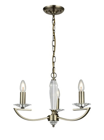 Artemis 3 Light Fitting - Bronze