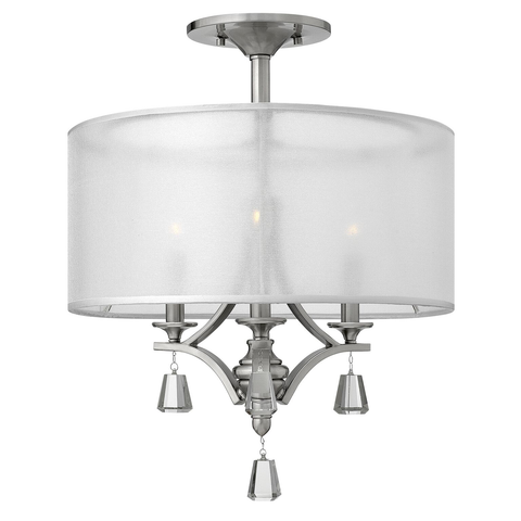 Mime 3 Light Semi Flush